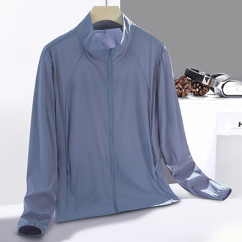 Unisex vjetrovka za vanjske aktivnosti s UV zaštitom UPF50+, prozračna i odvodi vlagu, materijal Nylon-Spandex 88/12, ultra lagana za ljeto