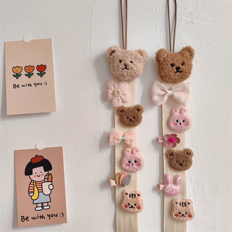 Dječji dodaci za kosu u korejskom stilu: trake za kosu i gumice, pojedinačno pakirane