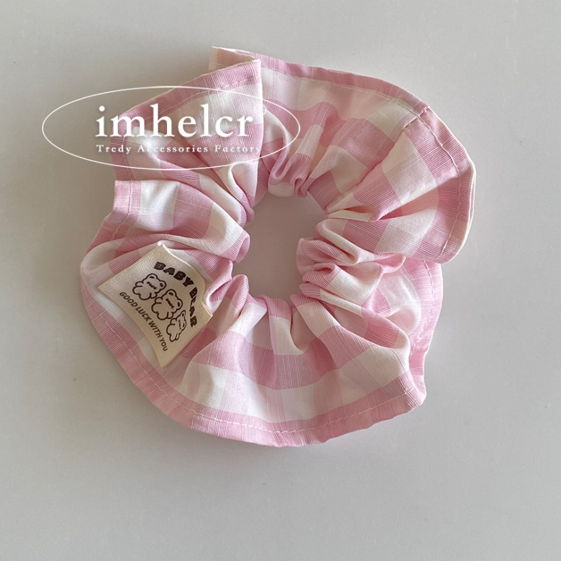 Лента за коса за опашка от плат — ръчно изработена, пролет 2025, сладък и свеж стил, висока еластичност