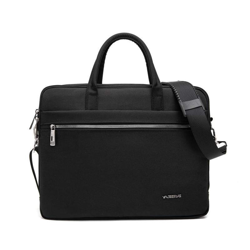 Geantă pentru laptop unisex, cu capacitate mare, din Oxford, impermeabilă, cu mâner, în stil servietă