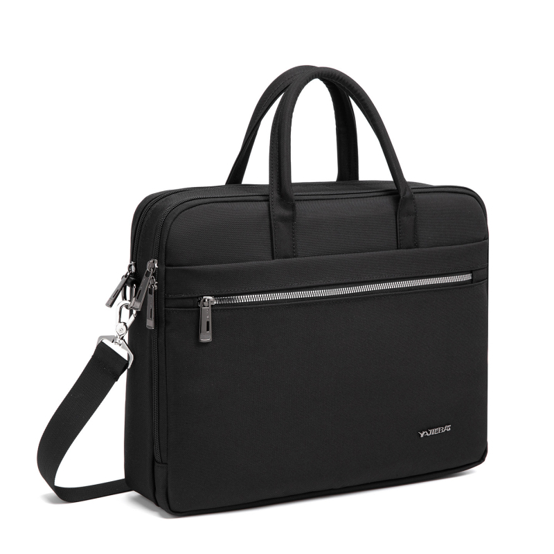 Geantă pentru laptop unisex, cu capacitate mare, din Oxford, impermeabilă, cu mâner, în stil servietă