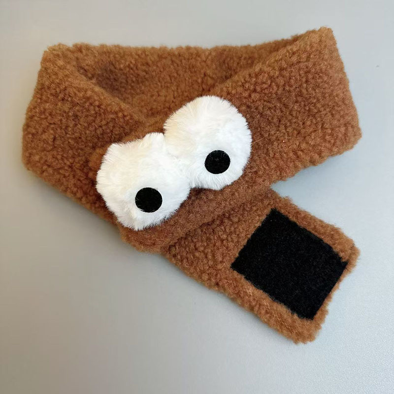 Koreai stílusú fejpánt, plüss anyag, Velcro állítható zárás, kockás mintázat