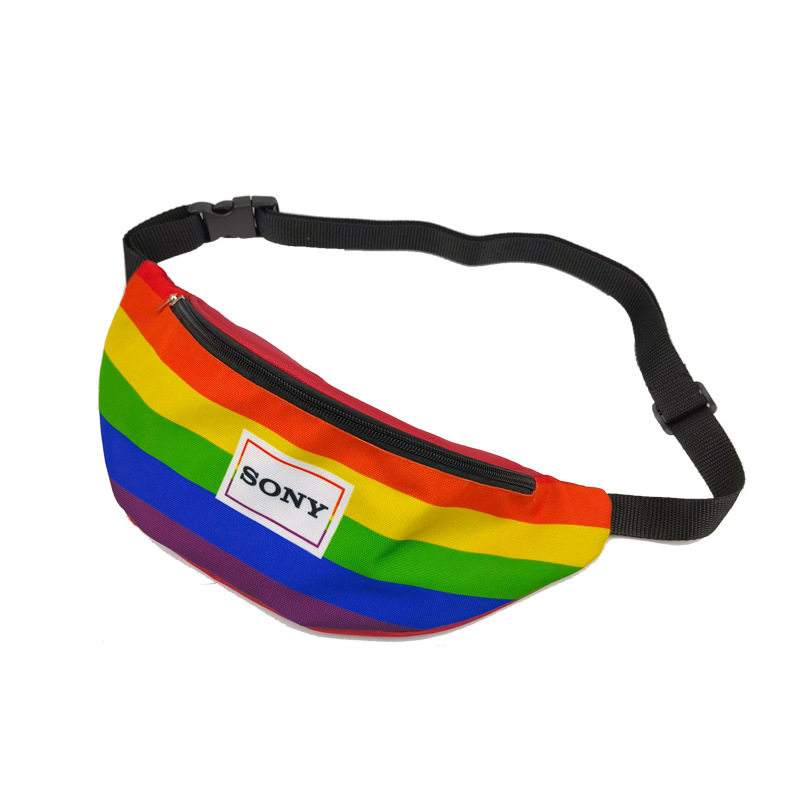 Sportska torbica oko struka za vanjske aktivnosti, vodootporna, otporna na habanje, višenamjenska, Oxford materijal, dimenzije 30×12×7 cm, za muškarce i žene