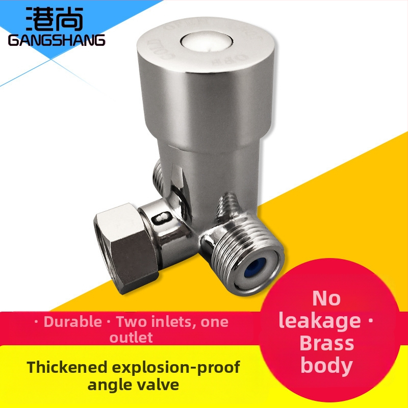 Horúca a studená voda regulačný ventil – miešací ventil s 4-prúdovým priechodom, model 2018-9-18, pracovný tlak 0.1, horúca voda 80°C, studená voda 0°C