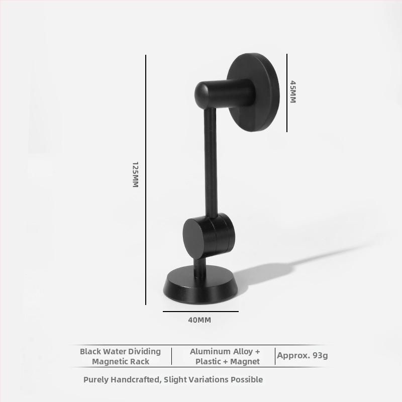 Hliníkový držiak na filtre kávovaru na espresso s magnetickým uchytením, nástenná polica, 1 vrstva, moderný minimalistický štýl