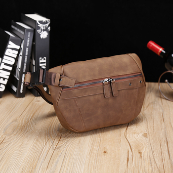 Geantă pentru piept pentru bărbați din PU, rezistentă la uzură, brand Will, cu căptușeală poliester-bumbac