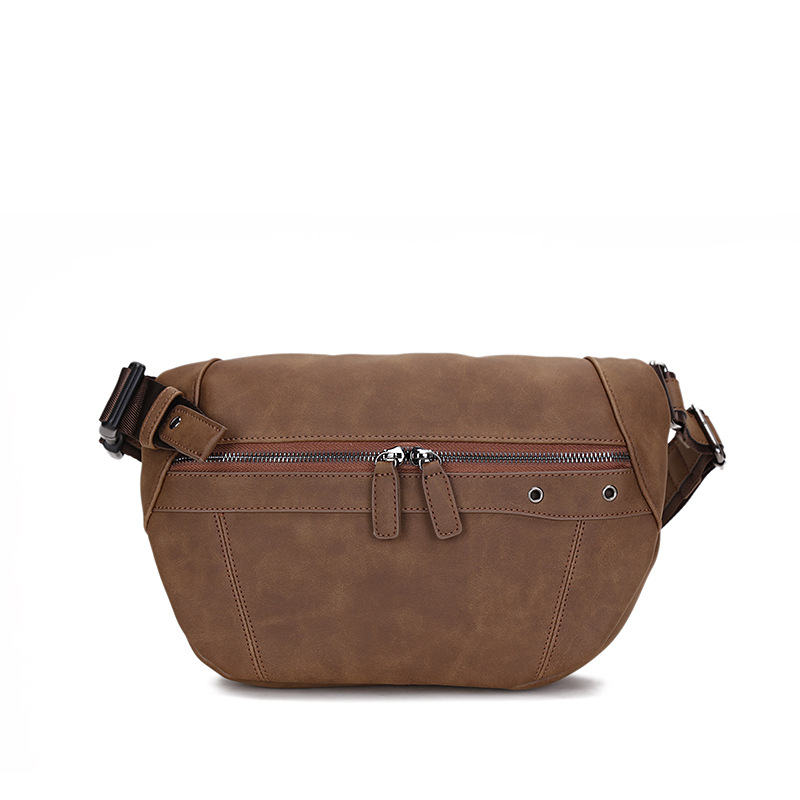 Geantă pentru piept pentru bărbați din PU, rezistentă la uzură, brand Will, cu căptușeală poliester-bumbac