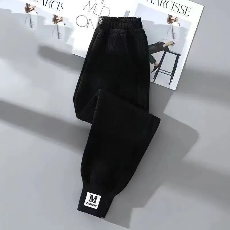 Lányoknak készült fleece-bevonatú vastag pamutnadrág, háromréteg quiltelt melegséggel, mindennapi kültéri téli viselet