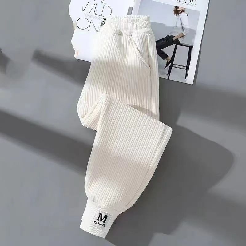 Lányoknak készült fleece-bevonatú vastag pamutnadrág, háromréteg quiltelt melegséggel, mindennapi kültéri téli viselet