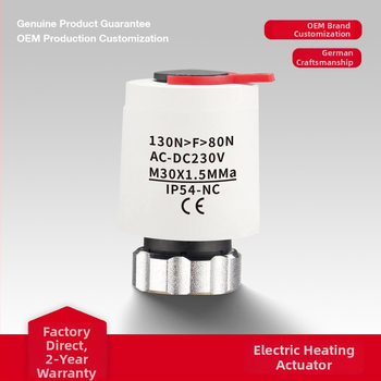 Inteligentni električni aktuator za distribuciju vode za sustav podnog grijanja, normalno zatvoren, jednostavna ugradnja, GANIHILL, nacionalni standard