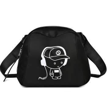 Geantă crossbody din nailon, pliabilă, căptușită cu poliester, capacitate mare, vară 2025, pentru utilizare zilnică