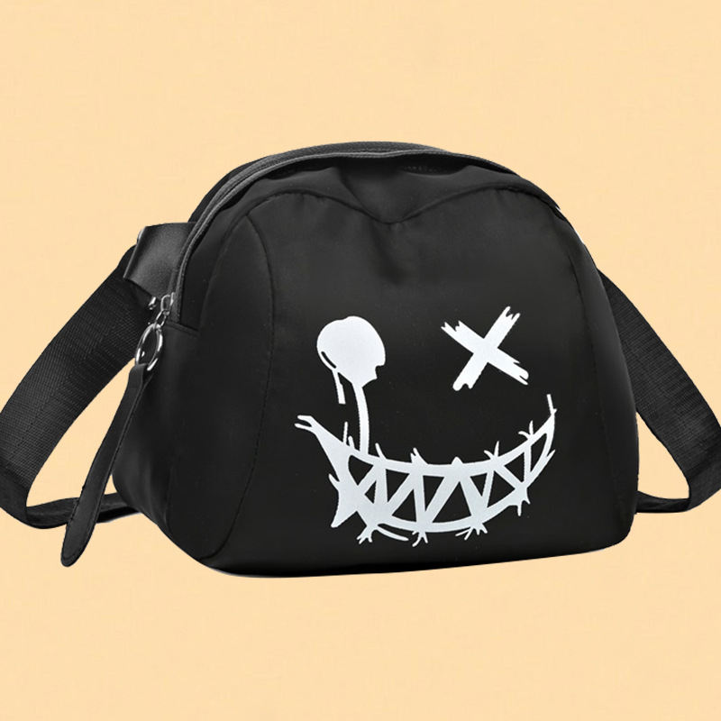 Geantă crossbody din nailon, pliabilă, căptușită cu poliester, capacitate mare, vară 2025, pentru utilizare zilnică