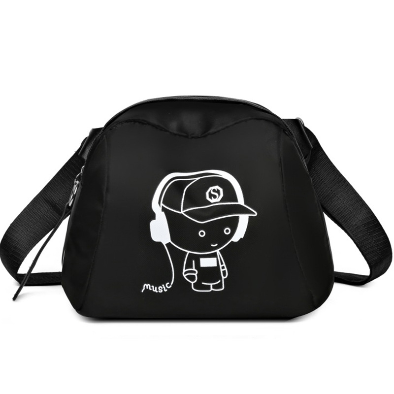 Geantă crossbody din nailon, pliabilă, căptușită cu poliester, capacitate mare, vară 2025, pentru utilizare zilnică