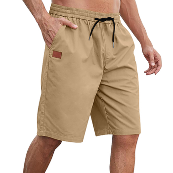 Muške šorceve za plažu sa vezicama, široka silueta, ljeto, 60% rayon, 36% polyester, 4% spandeks
