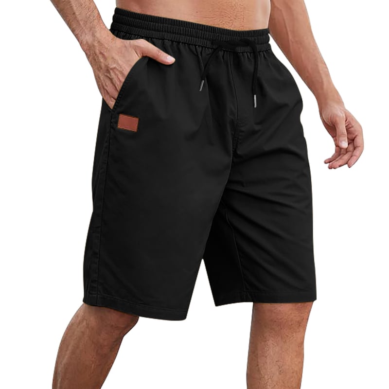 Muške šorceve za plažu sa vezicama, široka silueta, ljeto, 60% rayon, 36% polyester, 4% spandeks