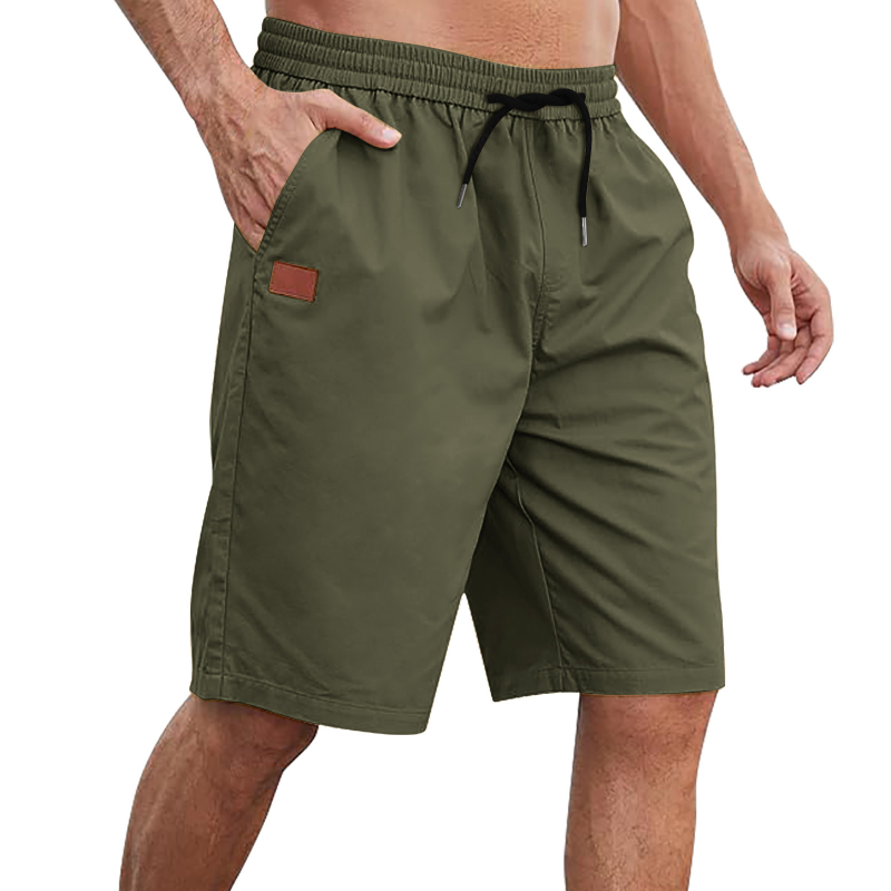 Muške šorceve za plažu sa vezicama, široka silueta, ljeto, 60% rayon, 36% polyester, 4% spandeks