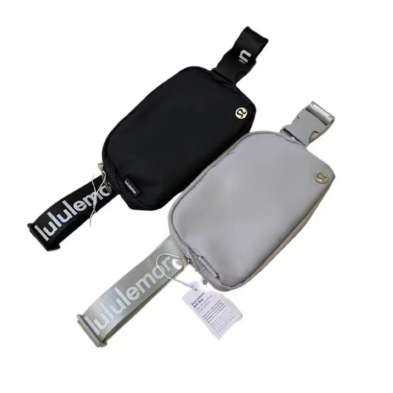 Geantă de talie pentru sport în aer liber, din nailon, respirabilă, impermeabilă, ultra-ușoară, model cu litere, căptuială din nailon