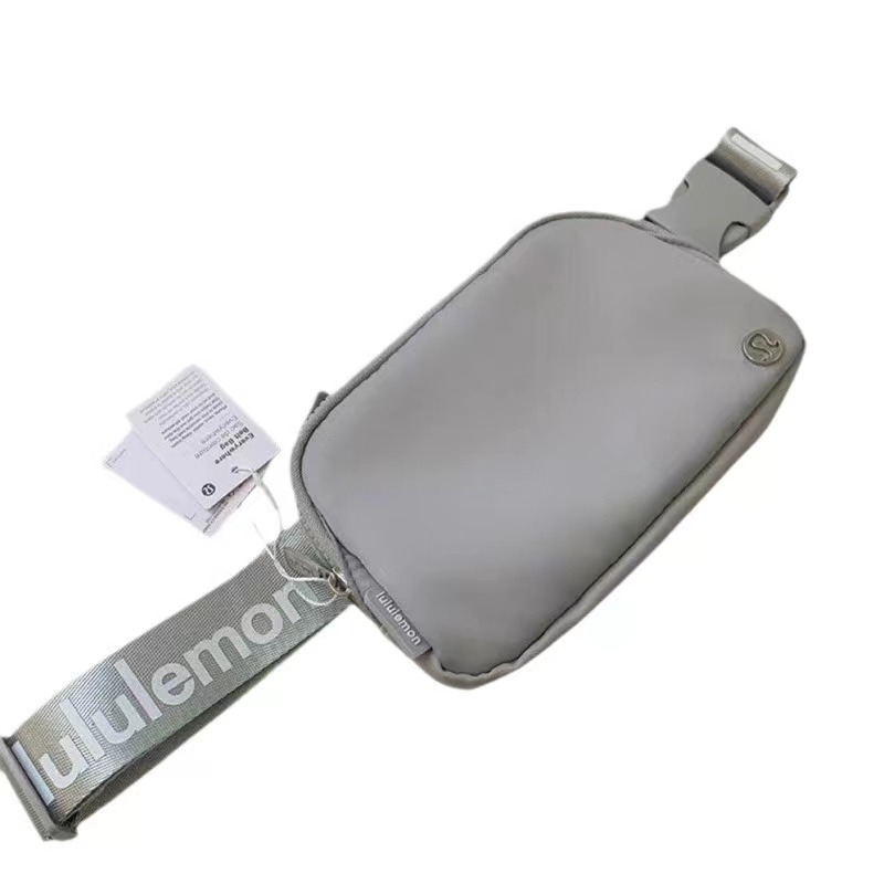 Geantă de talie pentru sport în aer liber, din nailon, respirabilă, impermeabilă, ultra-ușoară, model cu litere, căptuială din nailon