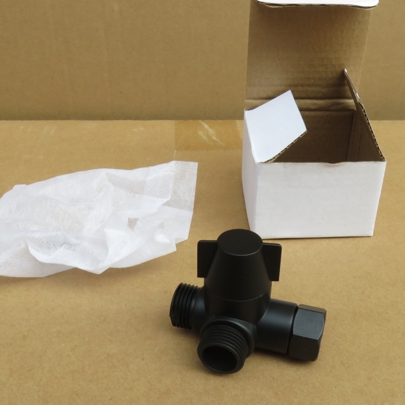 ABS trojvývodový sprchový rozdeľovač ST-13, 20 mm vstup, 20 mm vetvenie, moderný minimalistický štýl