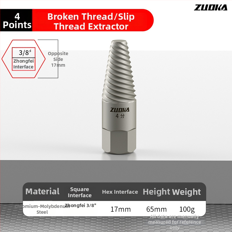 Vízcső kinyerő, kromolibden acél, márka Left card, tömeg 0.2