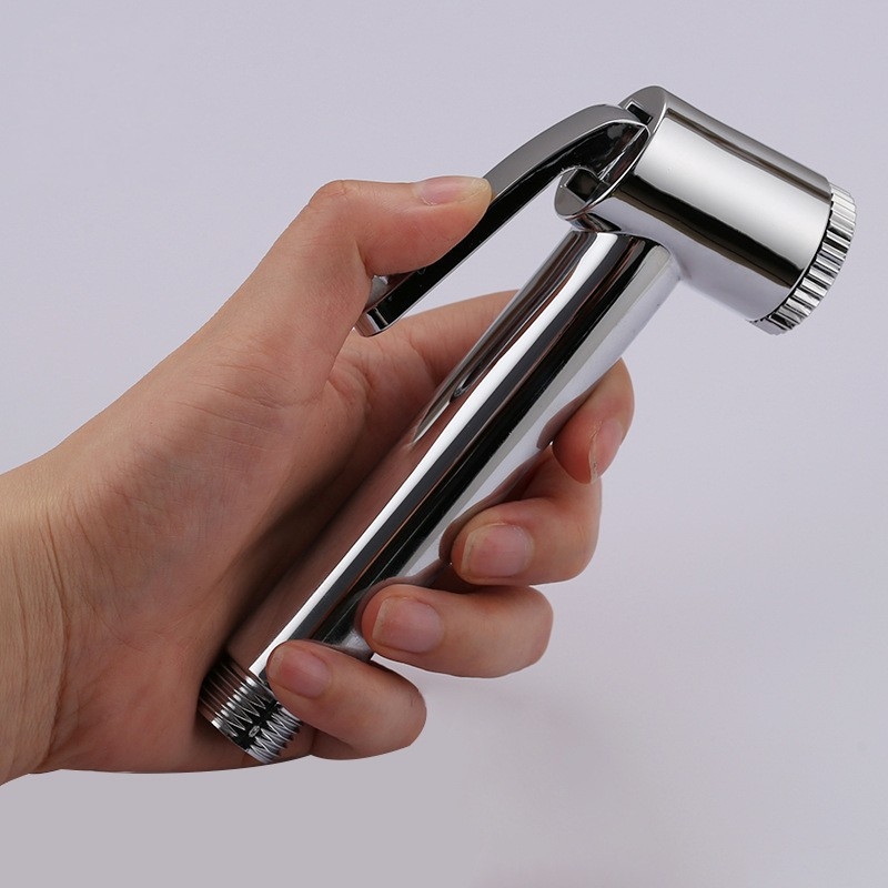 Aset prenosni set tuša za WC – ABS, elektroplatinirano završetak, priključak s četiri točke, model Washer Set