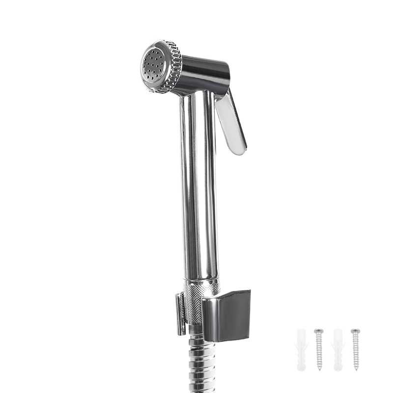 Aset prenosni set tuša za WC – ABS, elektroplatinirano završetak, priključak s četiri točke, model Washer Set
