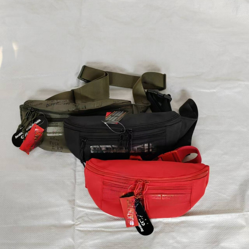 Sportska pojas tašna s džepom za telefon, crossbody stil, velik kapacitet, poliester, prozračna i otporna na habanje, unisex
