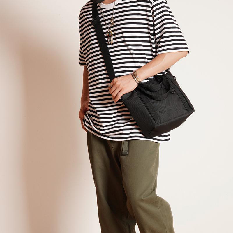 Muška crossbody torba od ballistic-najlona s prilagođenim logotipom, gradski minimalistički stil, vodootporna i otporna na habanje, podstava od poliestera