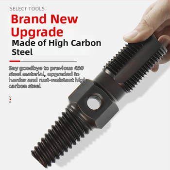 Csavarhúzó kivonó a csaptelekhez és csövekhez – szénacél vízvezeték-szerszám kopott vagy törött menetekhez