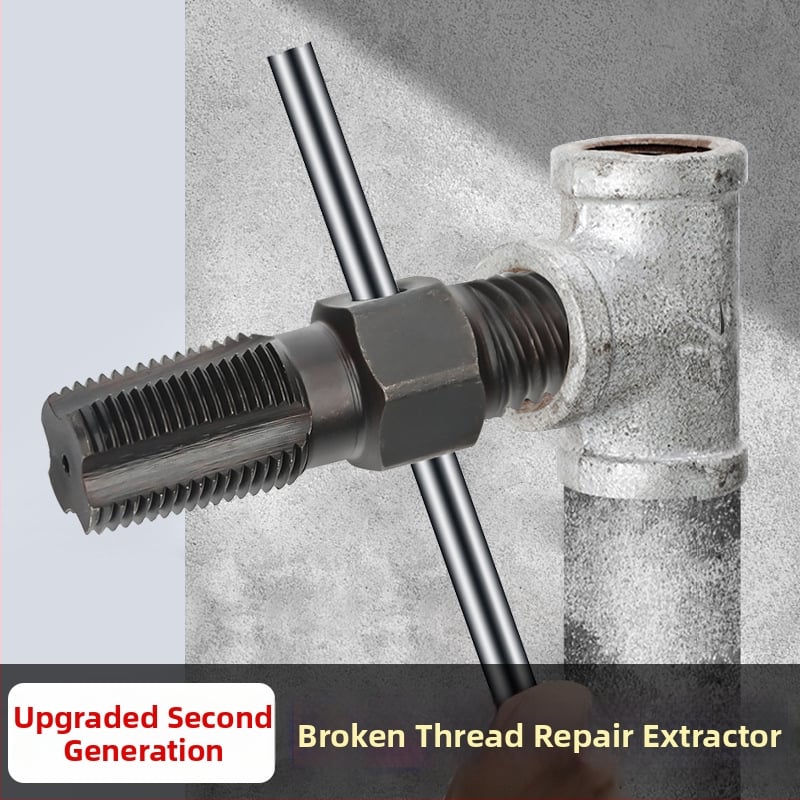 Csavarhúzó kivonó a csaptelekhez és csövekhez – szénacél vízvezeték-szerszám kopott vagy törött menetekhez