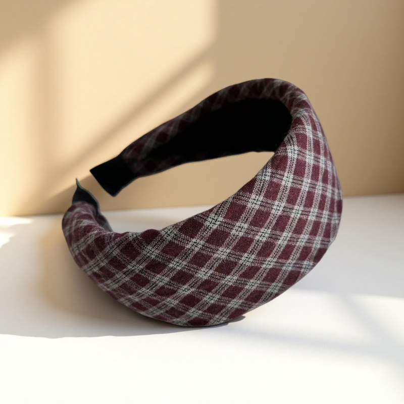 Ženska traka za kosu – vintage školski stil, tekstil, ručna izrada, Trendy marka