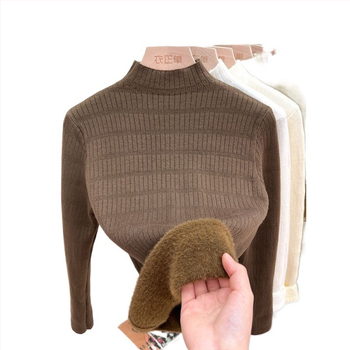 Пуловер от viscose-core-spun прежда, кръгло деколте, дълги ръкави, абстрактен модел