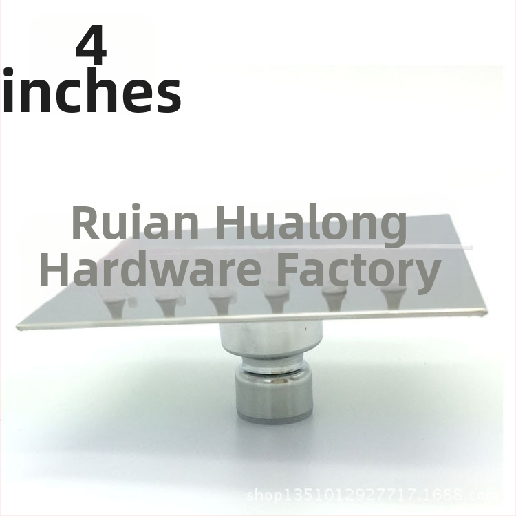 Cap de duș deasupra pătrat, din oțel inoxidabil, ultra-subțire, cu funcție ploaie și rezistență la presiune înaltă, model HL-HCFB, montaj cu plug-in, finisaj fin