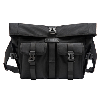 PU materijala crossbody torba, vodootporna, ultra lagana, proširiva, pretinac za prijenosno računalo – gradski minimalistički dizajn