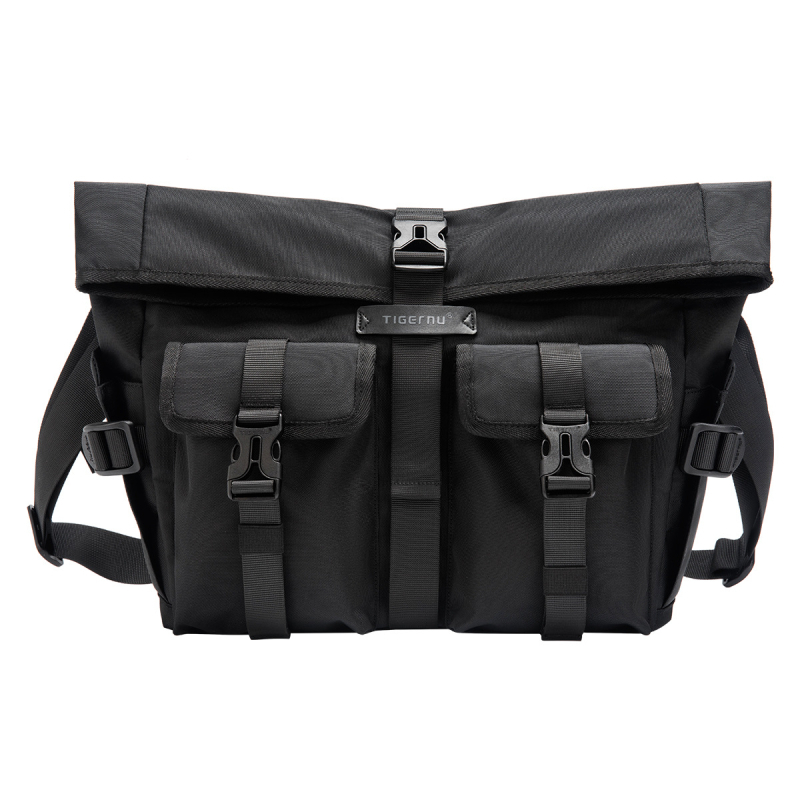 PU materijala crossbody torba, vodootporna, ultra lagana, proširiva, pretinac za prijenosno računalo – gradski minimalistički dizajn