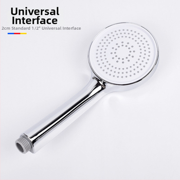 Cap de duș cu mâner, ploaie — (ABS, montaj pe perete, 0.6 MPa, 0–90 °C)