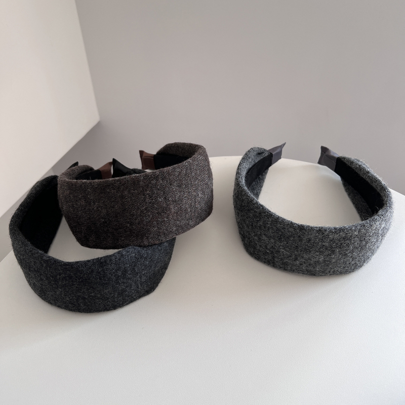 Bandă pentru păr din textile, lucrată manual, stil simplu, pentru femei, toamna 2025