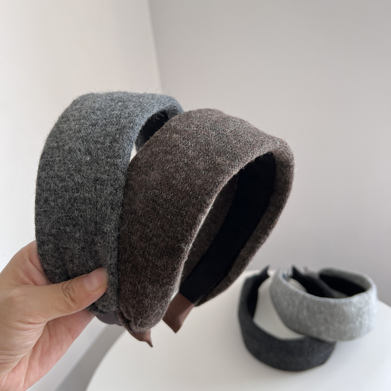 Bandă pentru păr din textile, lucrată manual, stil simplu, pentru femei, toamna 2025