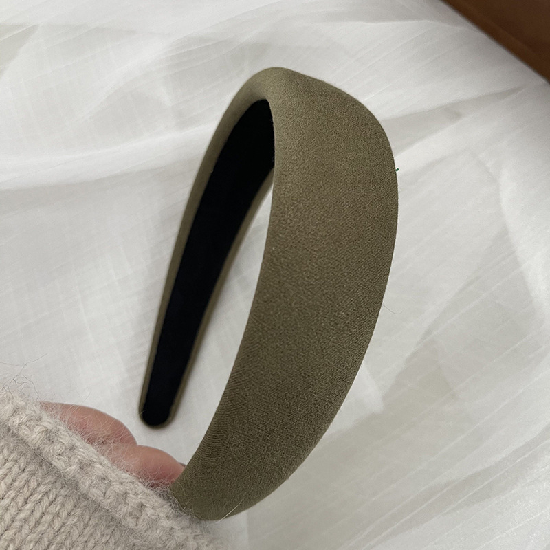 Bandă pentru păr în stil coreean, model în carouri și uni, design înalt, pentru toamnă și iarnă, accesorii pentru păr