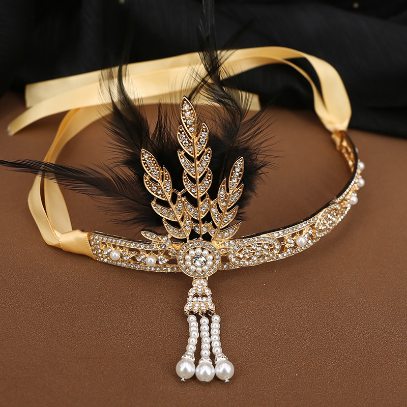 Vjenčana tiara za kosu od legure, elektroplatirana, cvjetna dekoracija