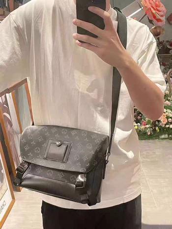 Muška kožna messenger torba za poslovna putovanja — vodootporna, lagana, proširiva, zaštita od krađe
