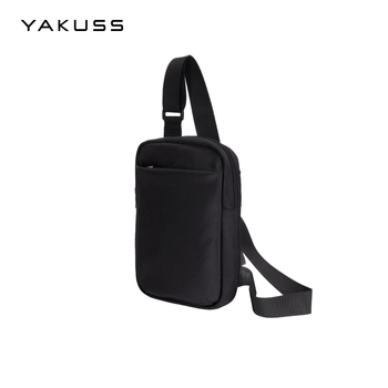 Yakuss Muška Crossbody Torba – PU Koža, Zatvaranje na zip, Unutarnje pretince: skriveni pretinac sa zipom, pretinac za telefon, dokumente; Jednostruka naramenica, Najlon podstava, Stil: Poslovno putovanje