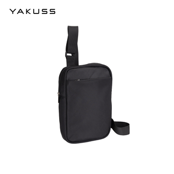 Yakuss Muška Crossbody Torba – PU Koža, Zatvaranje na zip, Unutarnje pretince: skriveni pretinac sa zipom, pretinac za telefon, dokumente; Jednostruka naramenica, Najlon podstava, Stil: Poslovno putovanje