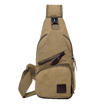Platnena torba za prsa – prozračna crossbody muška torba za poslovna putovanja
