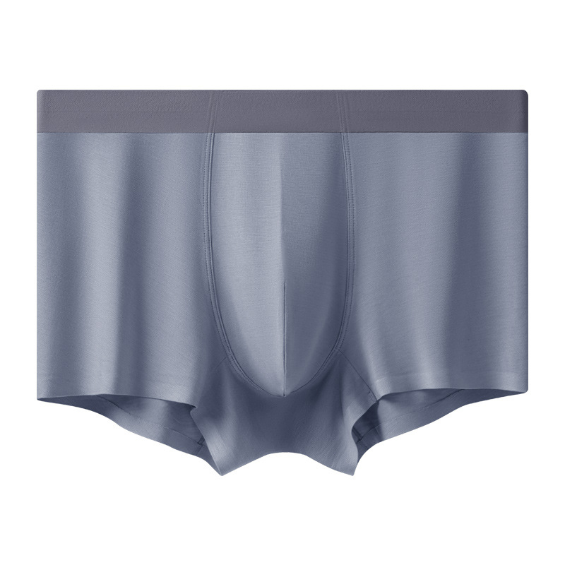 Ανδρικά χωρίς ραφές μποξέρ από Modal – 92% Modal, 8% Spandex, γρήγορο στέγνωμα, διαπνοή, μεσαία μέση, επένδυση από βισκόζη