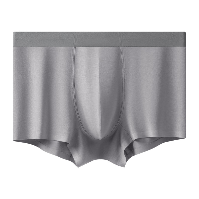 Ανδρικά χωρίς ραφές μποξέρ από Modal – 92% Modal, 8% Spandex, γρήγορο στέγνωμα, διαπνοή, μεσαία μέση, επένδυση από βισκόζη