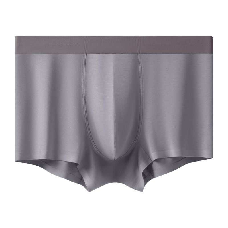 Ανδρικά χωρίς ραφές μποξέρ από Modal – 92% Modal, 8% Spandex, γρήγορο στέγνωμα, διαπνοή, μεσαία μέση, επένδυση από βισκόζη