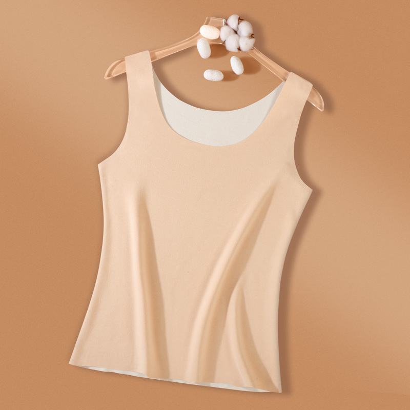 Термална жилетка за жени, полиестер, термична функция, кръгло деколте, пуловер стил