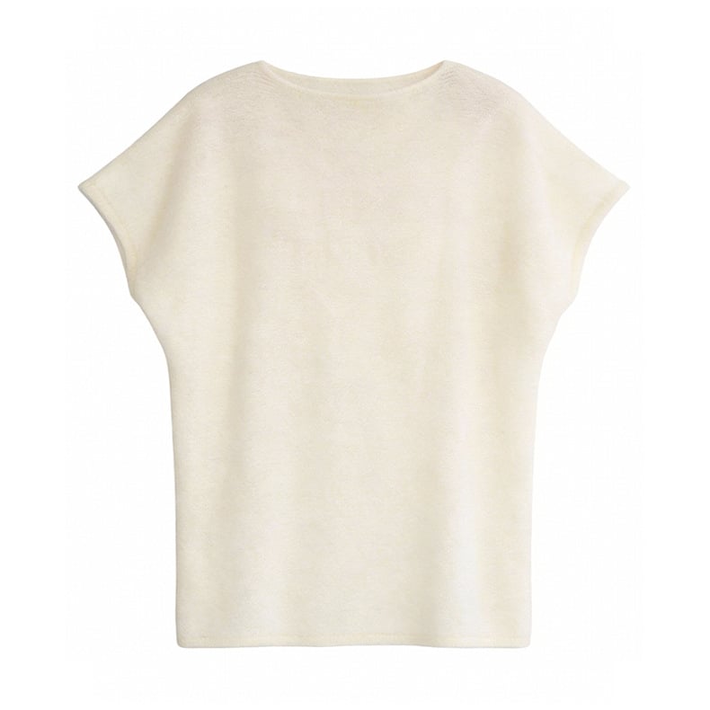 Пуловер, смес мохер и вълна, еднотонен, компютърна плетка, за жени на възраст 18–24 г., уличен стил, европейско-американски моден стил