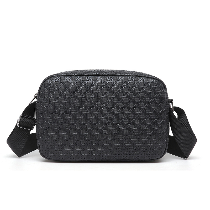 Unisex torba preko ramena – PU materijal, podstava od najlona, geometrijski uzorak, otporna na habanje
